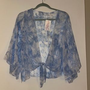 NWT Tie Blouse